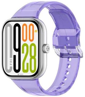 Everyday Crate Color Changing TPU Watch Band For Xiaomi Band 10 Pro Redmi Watch 6 5 4 Soft Replacement Strap star Purple