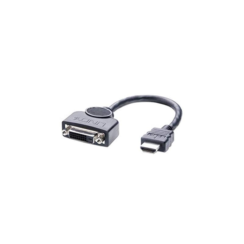 Lindy Adapter HDMI Male to DVI-D Female 0.2m 41227