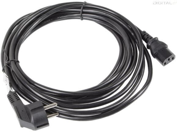 Lanberg CA-C13C-11CC-0050-BK IEC320 C13 10A fekete tápkábel 5m