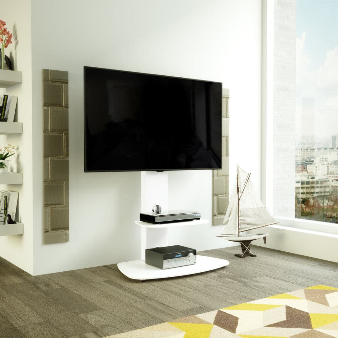 Latitude Run Sissinnguaq TV Stand for TVs up to 65" White 65"