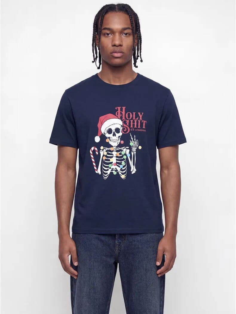 Jack & Jones - T-Shirt, für Herren, Marine, Größe M