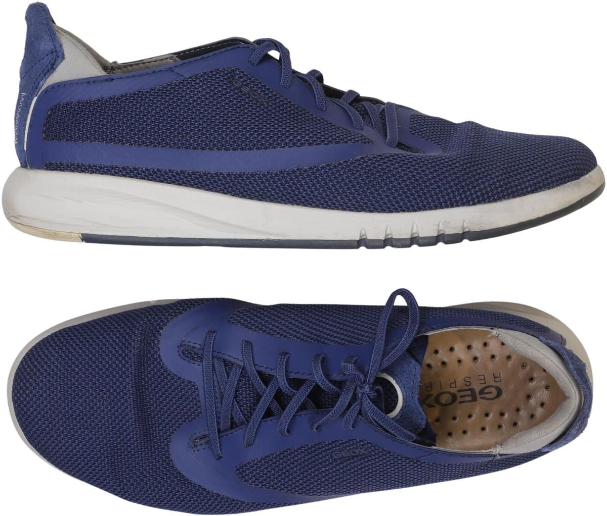 Geox Herren Sneaker, Marineblau, Gr. EU 41, kein / Etikett - Second Hand