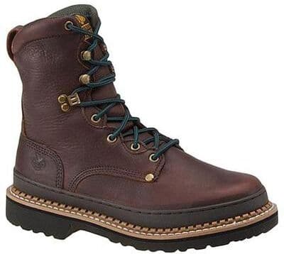 "Georgia Boot Men's Georgia Giant 8"" - 8.5 Brown Boot Medium"