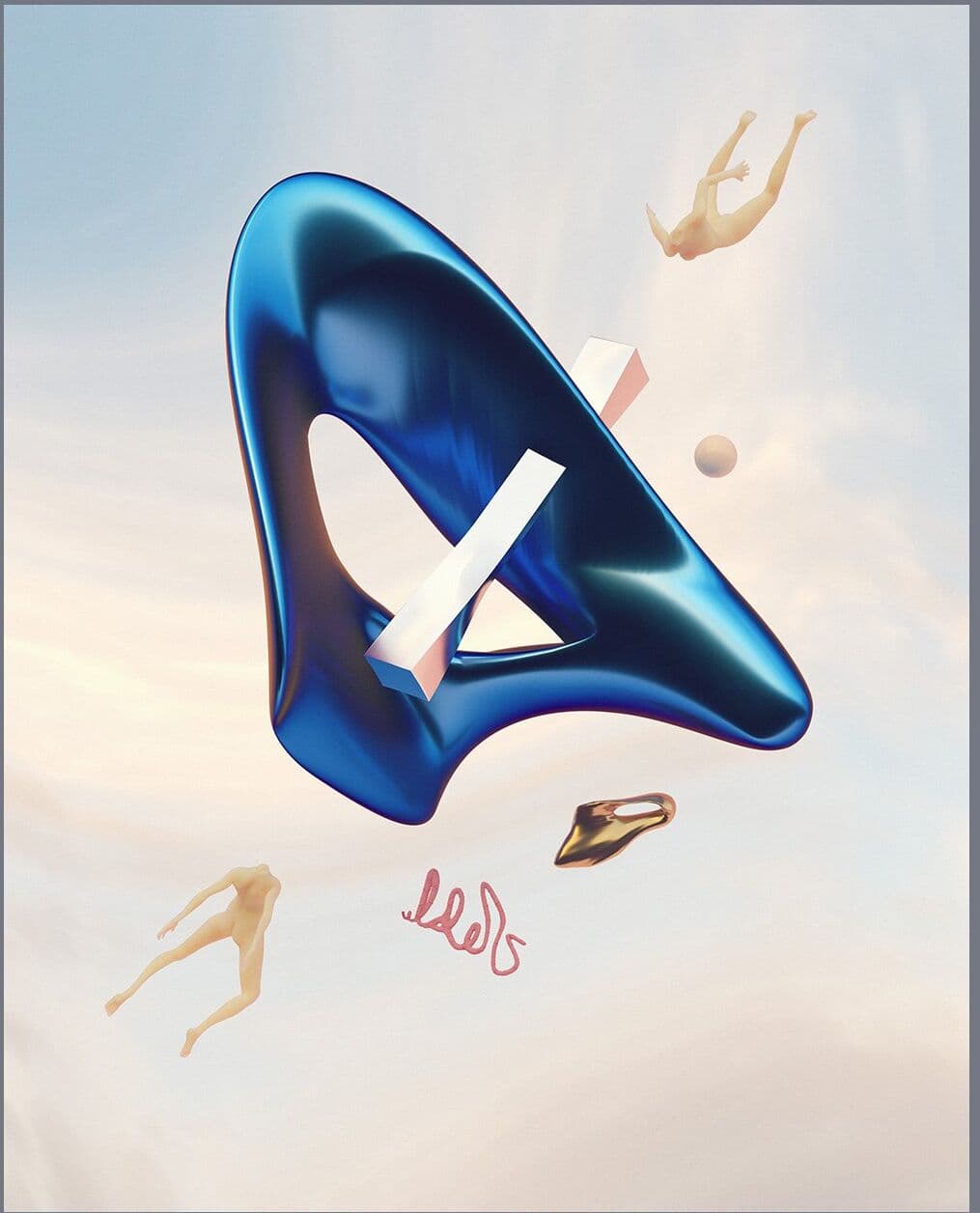Closed Loop, art print by axel_jenny