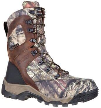 Rocky Sport Pro 1000 Gram (Men's) Outdoor in Mossy Oak/Brown/Black, Size 12 M, Leather/Nylon/Rubber