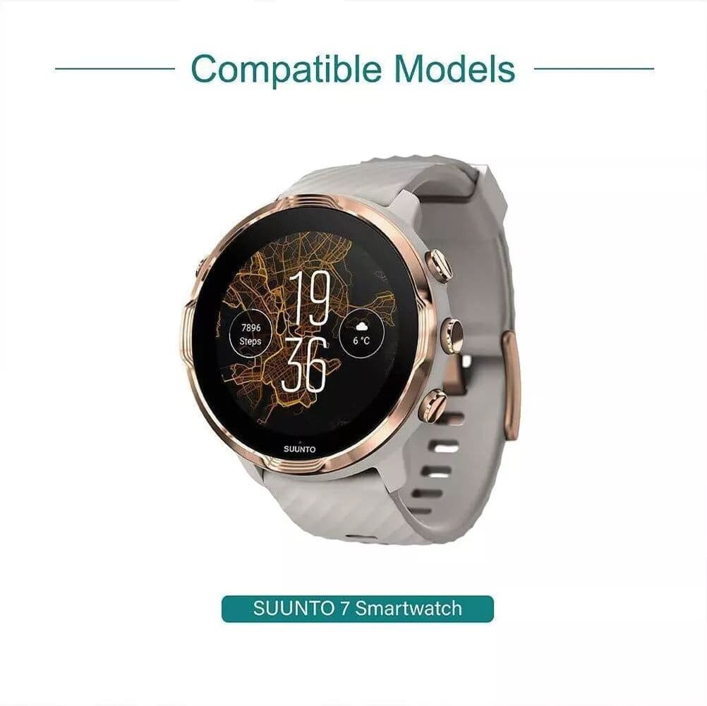 INF Magnetisches USB-Ladegerät für Suunto 7 Smartwatch, Ladestation