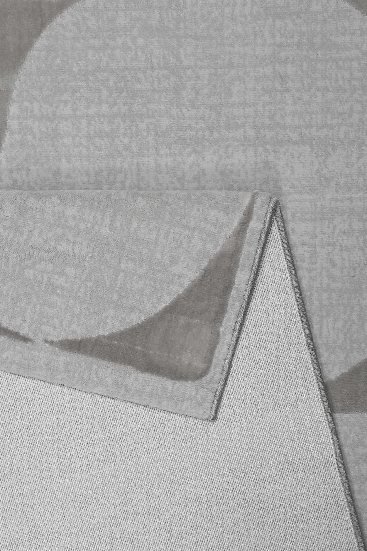 Teppich ESPRIT "Nelle", grau, B:200cm H:8mm L:200cm, Polypropylen, Teppiche, Teppich, Kurzflorteppich, gewebt, geometrisch, modern, Wohnzimmer, abstrakt grau B : 200cm 1 Stk., 8mm, L: 200cm