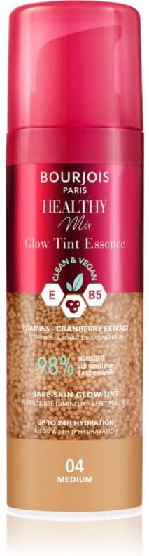 Bourjois Healthy Mix Glow Tint Essence Återfuktande essens Skugga Medium 30 ml