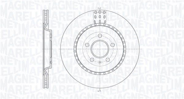 Magneti Marelli Bremsscheibe 361302040776 330mm 22mm Für Audi Vw Porsche (Faw)