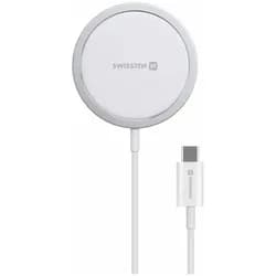 Swissten MagStick (15 W), Wireless Charger, Weiss