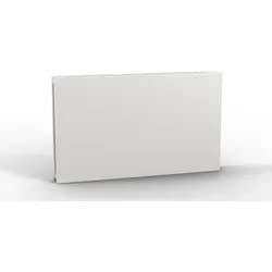 Kermi therm-x2 Line Flachheizkörper Typ 22, 205x102x605 mm, weiß RAL 9016 seidenglanz, 395 Watt, mit Abdeckung
