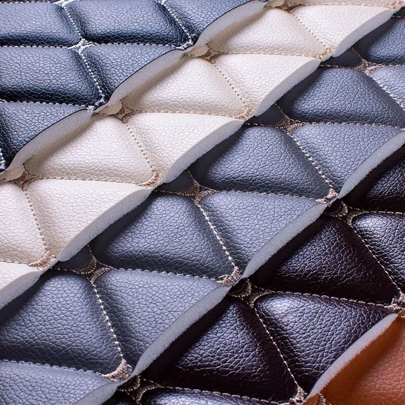 NONE Artificial PU 100x155cm Thick Leather Fabric for Upholstery Furniture Car Floor Background Wall Sliding Door Decor Faux Leather