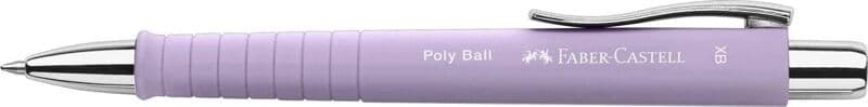 Faber-Castell Poly Ball XB Στυλό Ballpoint Λιλά με Μπλε Μελάνι