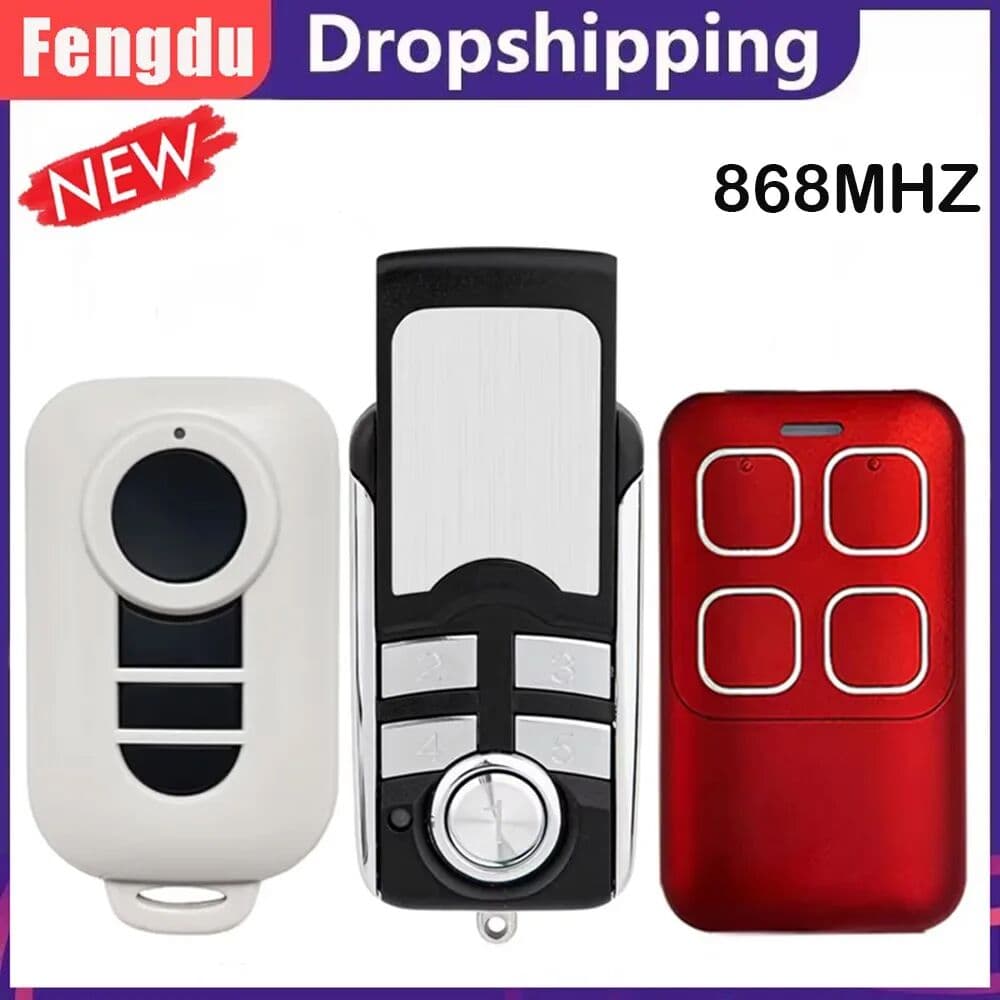 FD 868MHZ HSE2 HS4-868-BS HS5-868-BS Wireless Handheld Transmitter Garage Door Command Opener Remote Control