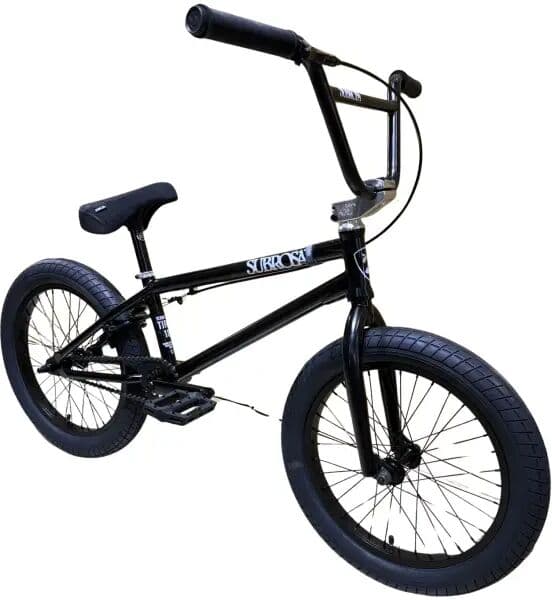 Subrosa Tiro 18" BMX Freestyle Bike Kinder (18.5" - Ed Black/Silver)
