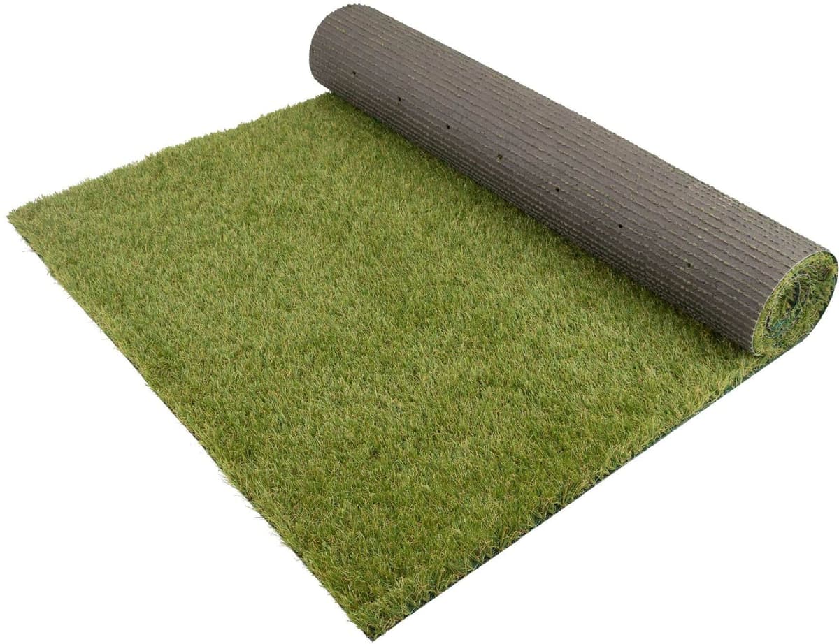 Kunstrasen "COLORADO, Gesamthöhe 30 mm", grün, B:200cm L:1.000cm, Polyethylen (PE), Polypropylen, PRIMAFLOR-IDEEN IN TEXTIL, Teppiche, Kunstrasen, natürliche Optik, mit Drainagefunktion, ideal für Balkon & Terrasse grün B : 200cm 1 Stk., L: 1.000cm
