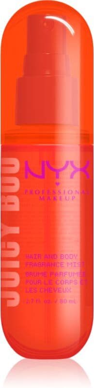 NYX Professional Makeup Fat Oil Body brume parfumée pour cheveux et corps avec parfums Juicy Boo 160 ml