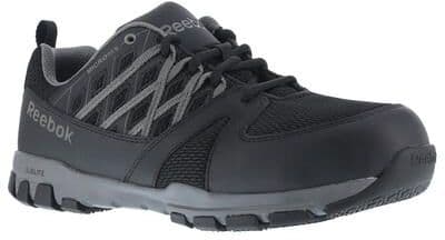 Reebok Work Sublite Work - Mens 7.5 Black Oxford Shoes W