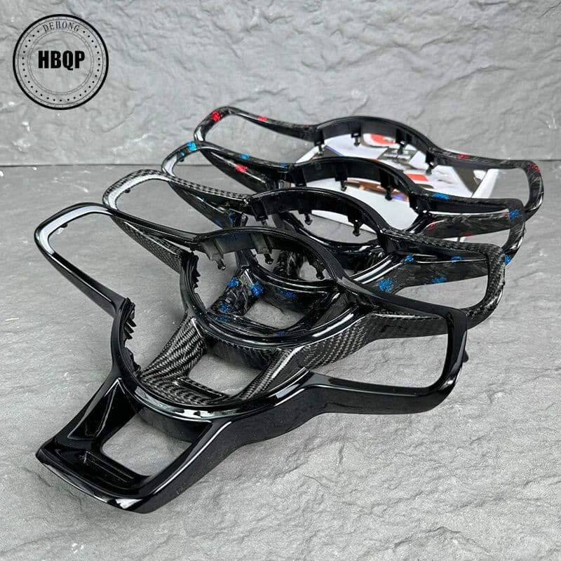 NONE Carbon Fiber Steering Wheel Frame, Suitable For Volkswagen Golf 7, 7.5, GTI, MK7, Forged Carbon Material, Car Accessories
