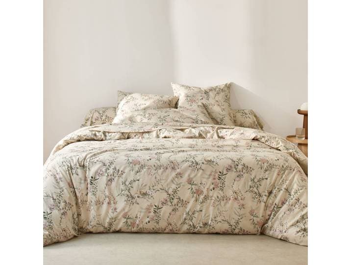 Linge de lit Yseult en coton imprimé - Blancheporte