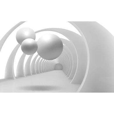 Fototapete PAPERMOON "Abstrakt 3D Effekt", bunt, B:2,5m L:1,86m, Vlies, Tapeten