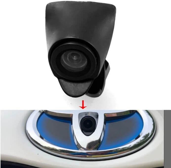 wskyfook ccd night vision car front view camera for  Toyota Highlander 2.0T Verso EZ RAV4 PRADO LAND CRUISER camry 2015 front camera