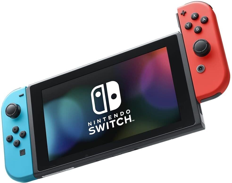 Nintendo Switch 2019   jeu inclus   Rouge/Bleu   2 manettes   FIFA 21 - Refurbished