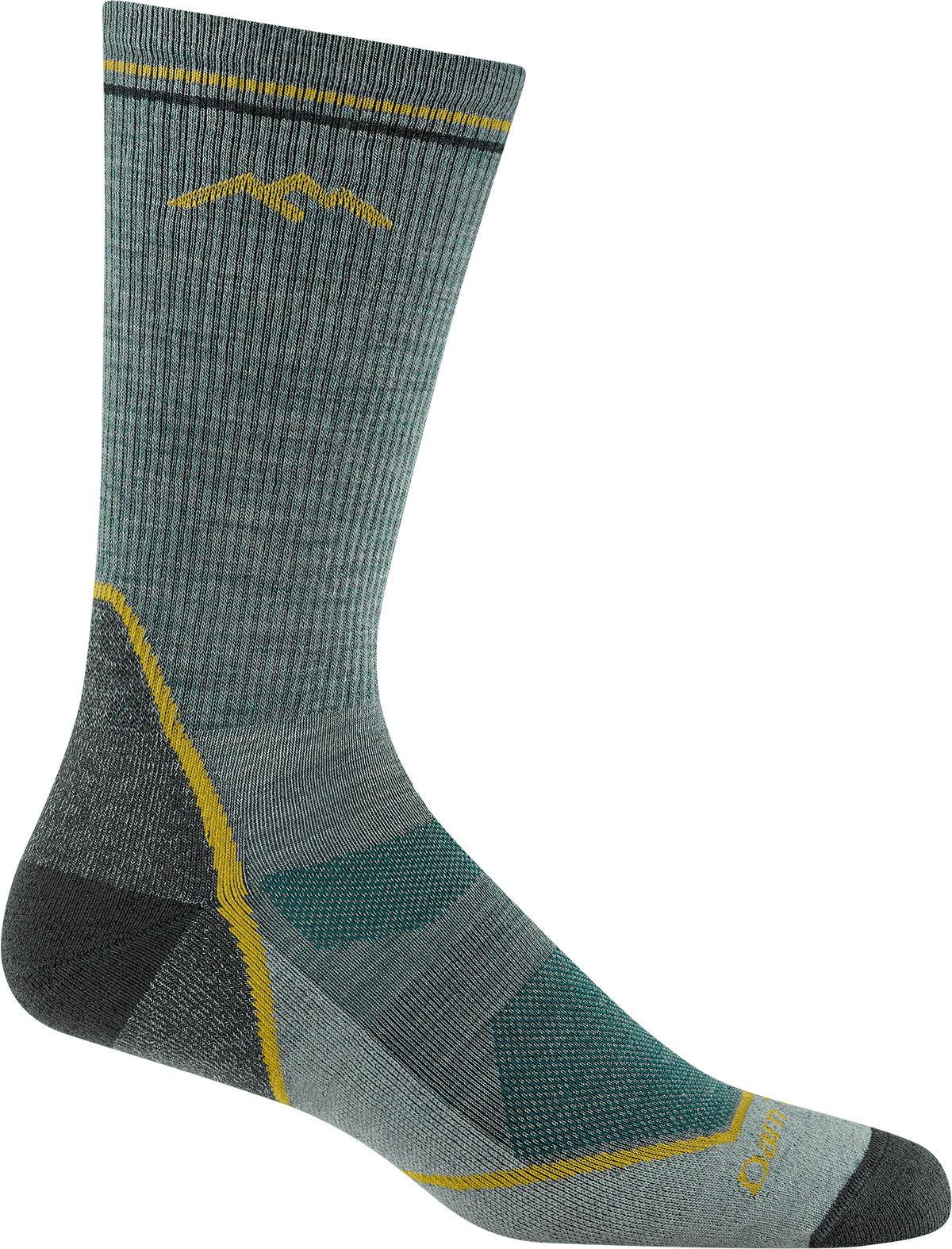 Darn Tough Men's Light Hiker Boot Lightweight Hiking Socks Seafoam 41-42