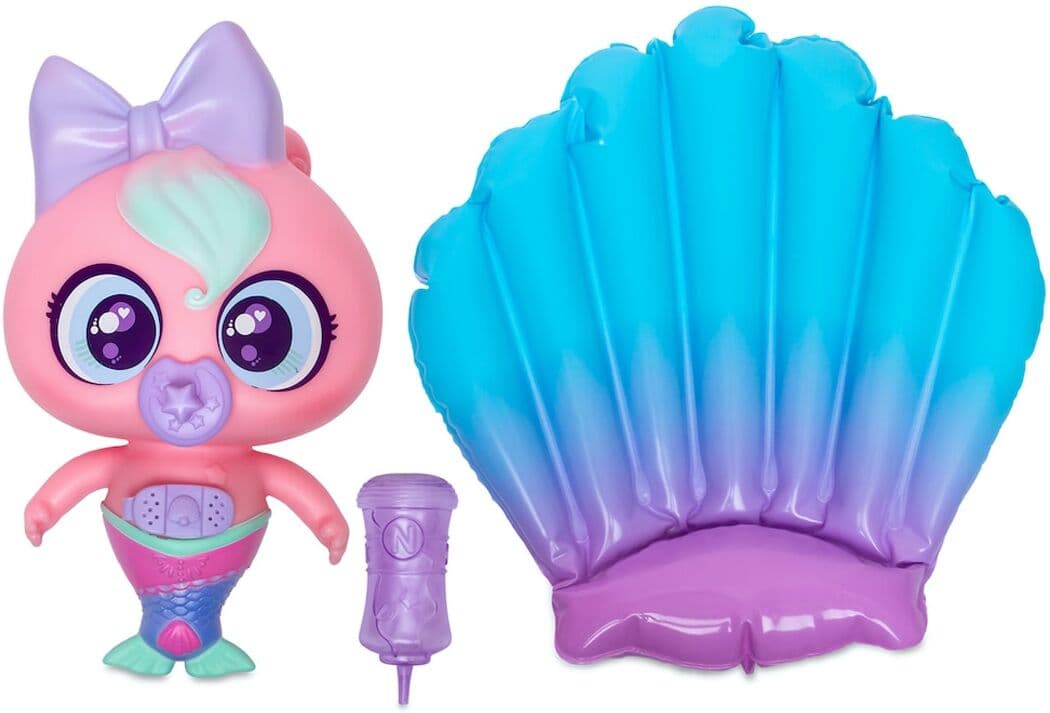 Distroller Muñeco bebé Neoflobbi Sirena Flobbirena rosa.