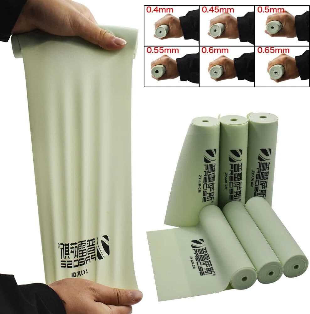 NONE 0.4~0.65mm Rubber Rolls High Elasticity Rubber DIY Rubber Band Slingshot Accessories Outdoor Hunting Shooting Accessories