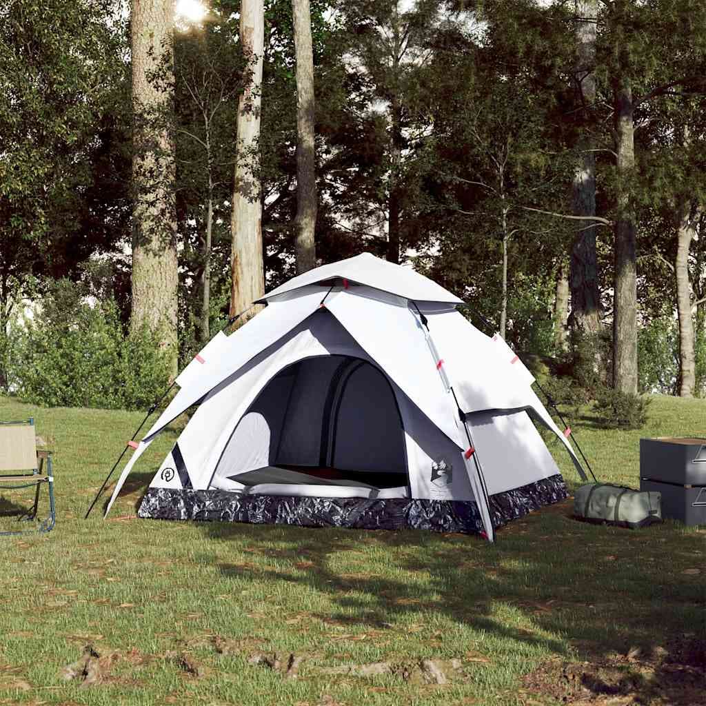 vidaXL Tente de camping à dôme 4 personnes libération rapide