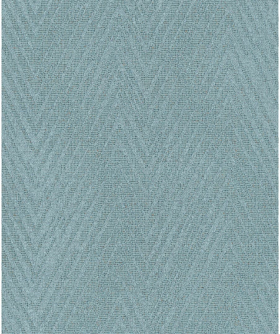17 Stories Orquidia Galerie Utopia Herringbone Weave Wallpaper Roll 10m x 53cm Green