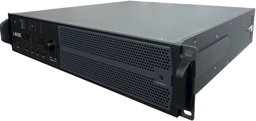 SOUNPROS LA12X 4Channels Digital Power Amplifier with DSP 10000 Watts Class-D Amplifiers For Professional Audio Speakers Subwoofers