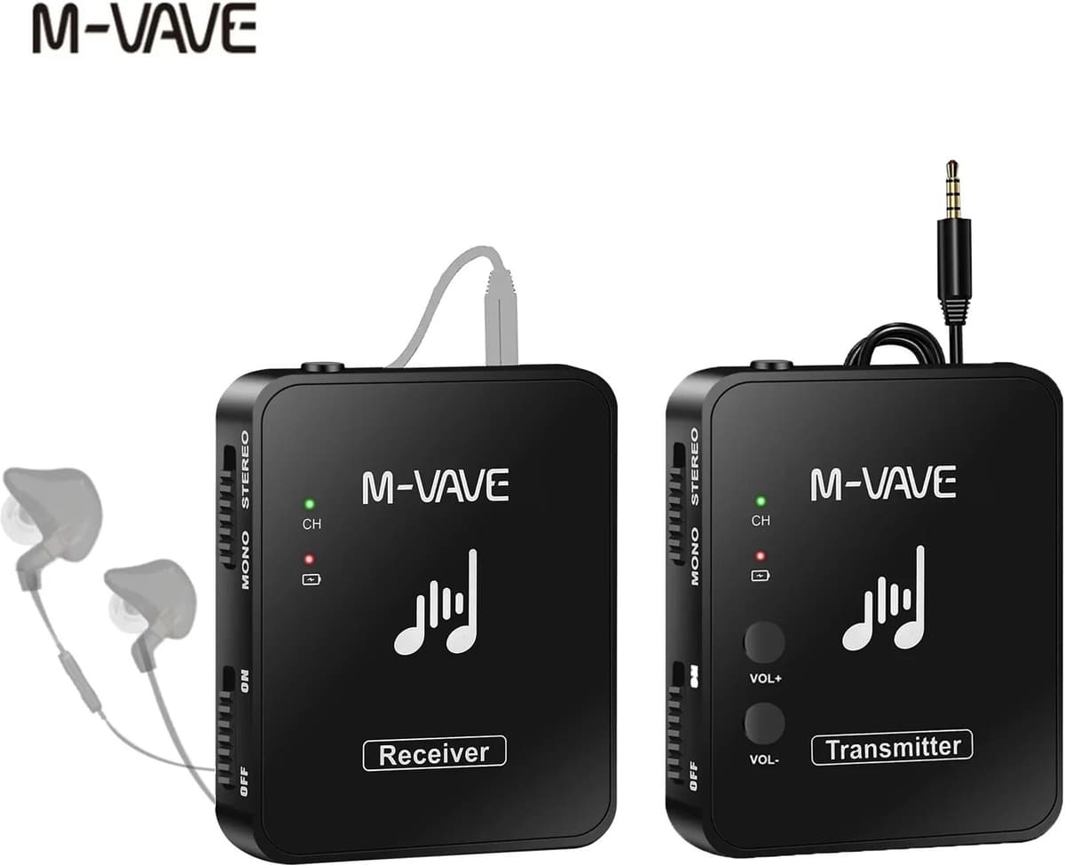 NONE M-vave M8 Wp-10 2.4G Wireless Headphone Earphone Monitor Transmitter Receiver Streaming System Musical Cuvave for Stereo Mono