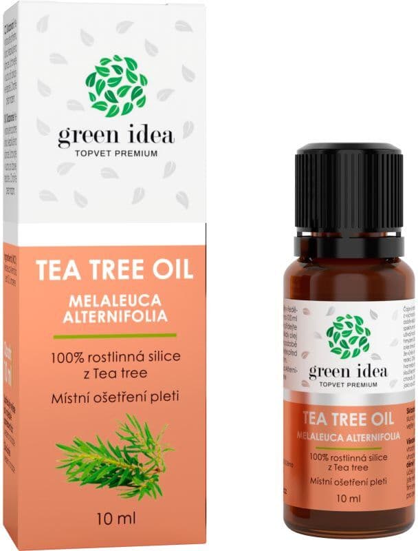 Green Idea Tea Tree Oil 100% Essential Oil for topical treatment 10 ml