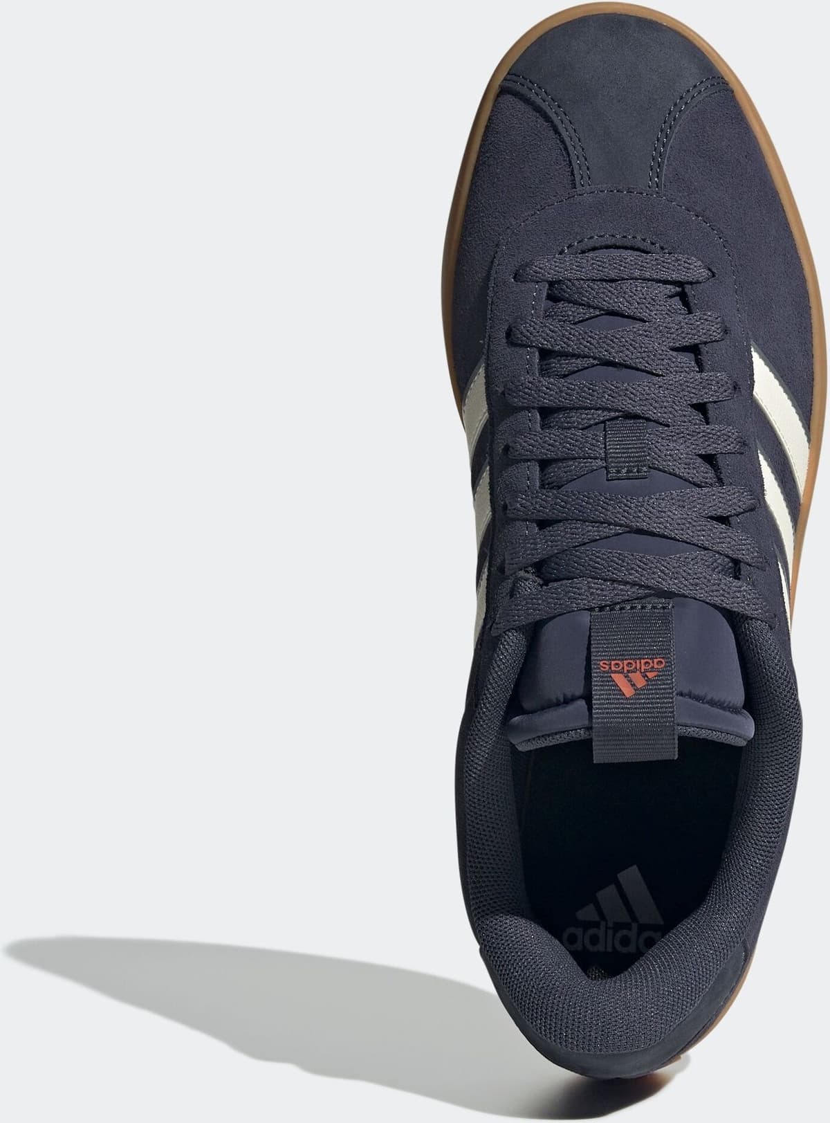 Sneaker ADIDAS SPORTSWEAR "VL COURT 3.0", Herren, Gr. 44, blau (shadow navy, sanftes weiß, legend ink), Leder, Synthetik, Schuhe Sneaker, inspiriert vom Design des adidas samba shadow navy, sanftes weiß, legend ink 44