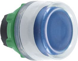 CABEZA PULS.LUM.AZUL CON CAP.TRANSP.LED COL.BL. ref. ZB5AW563C1 Schneider Electric [PLAZO 3-6 SEMANAS]