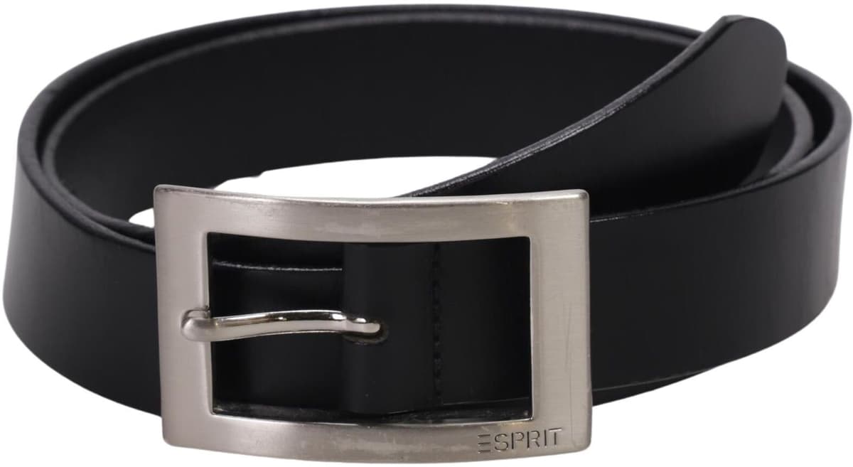 Esprit Damen Gürtel, Schwarz, Gr. 80, Leder - Second Hand