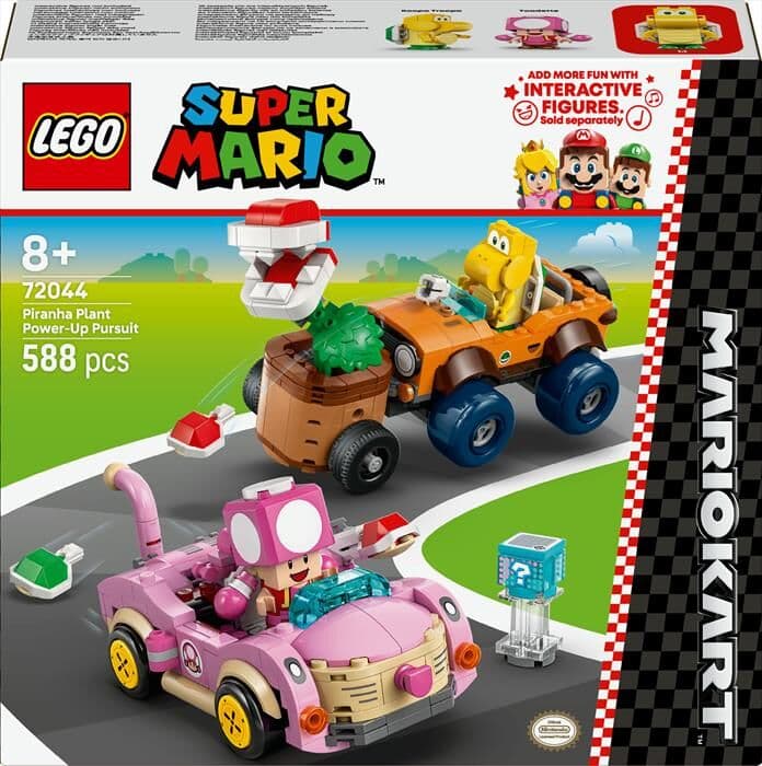 Lego Super Mario Kart Inseguimento Della Pianta 72044-multicolore