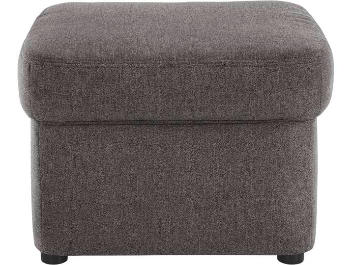 Polsterhocker DOMO COLLECTION SARAFINA 61x61 cm, hochwertig und komfortabel , grau (stone), B:61cm H:40cm T:61cm, Microfaser PRIMABELLE (100% Polyester) / Struktur (90% Polyester; 10% Polyacryl);Luxus-Microfaser (92% Polyester, 8% Nylon);Microfaser PRIMABELLE (100% Polyester), Hocker, Polsterhocker