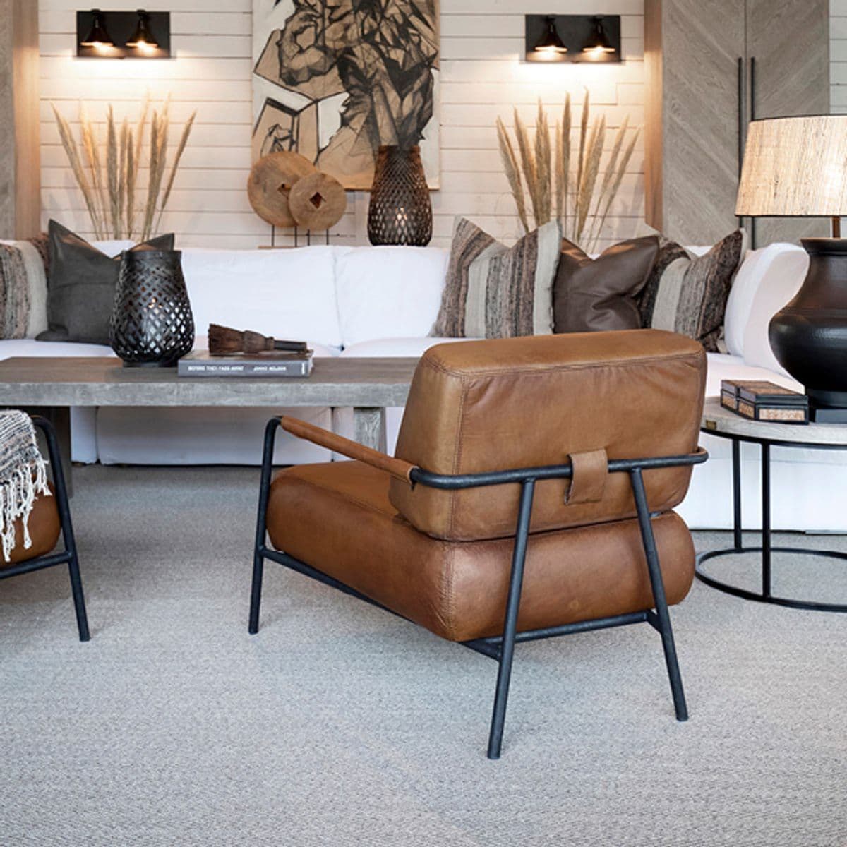 Artwood Sinclair Hvilestol Skinn Matt Brown