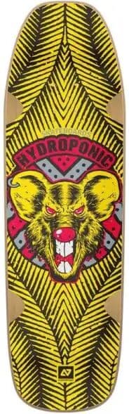 Skateboard Deck Hydroponic Bullet Pool Shape (8.75" - Mike Yellow Pool Shape)