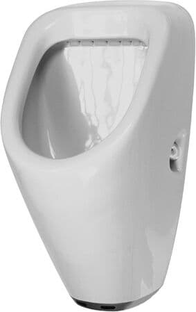 Urinoir électronique universel Duravit Design Classics Utronic 0830370097 pour raccordement au réseau, 345 x 315 mm, avec braguette, blanc brillant
