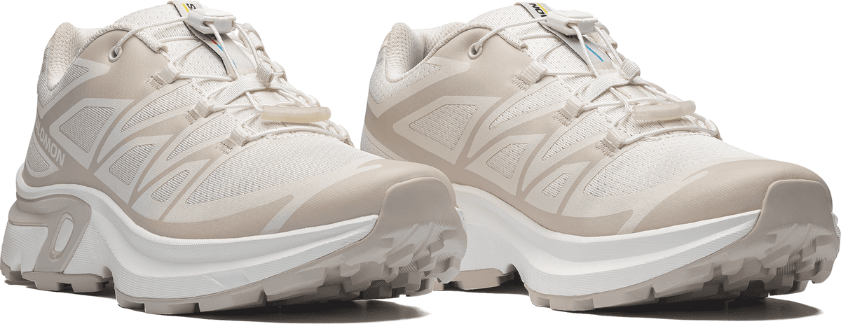 Sneaker SALOMON "XT-EVR", Damen, Gr. 39, atmungsaktiv, beige (vanilla ice, rainy day, weiß), Synthetik, Textil, Schuhe Sneaker, vom XT-6 inspiriert vanilla ice, rainy day, weiß 39, atmungsaktiv