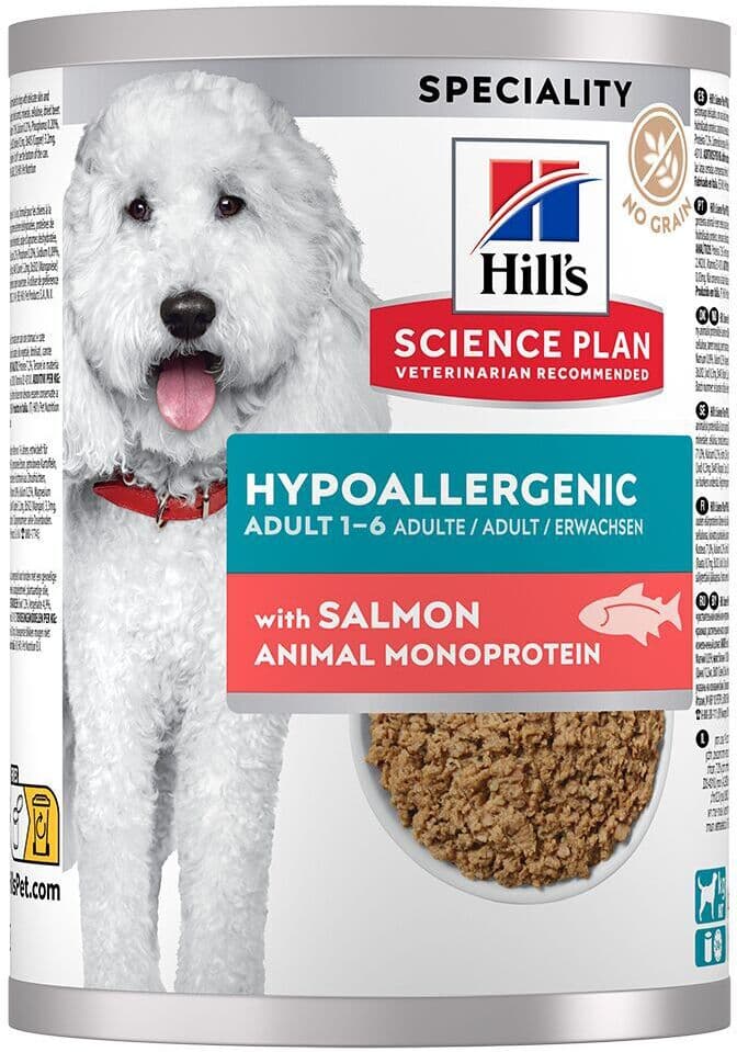 Hill's Science Plan Hypoallergenic Adult Salmon Våtfôr Til Hund 363 G