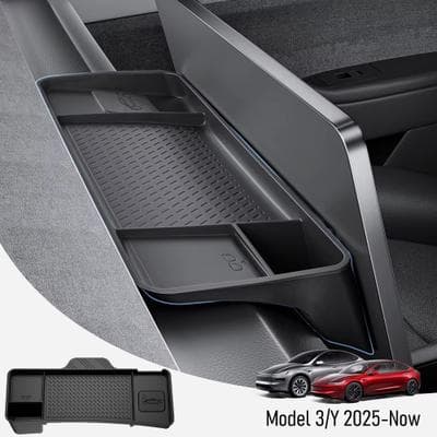 Of Wheels Deals Model Y Center Console Organizer Dashboard Storage Box With Sunglasses Holder For Model Model Y Center Console Organizer Dashboard Storage Box With Sunglasses Holder For Model