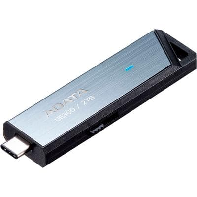 ADATA USB-Stick "Elite UE800 2TB", silber (schwarz, silber), 2000 GB, USB-Sticks