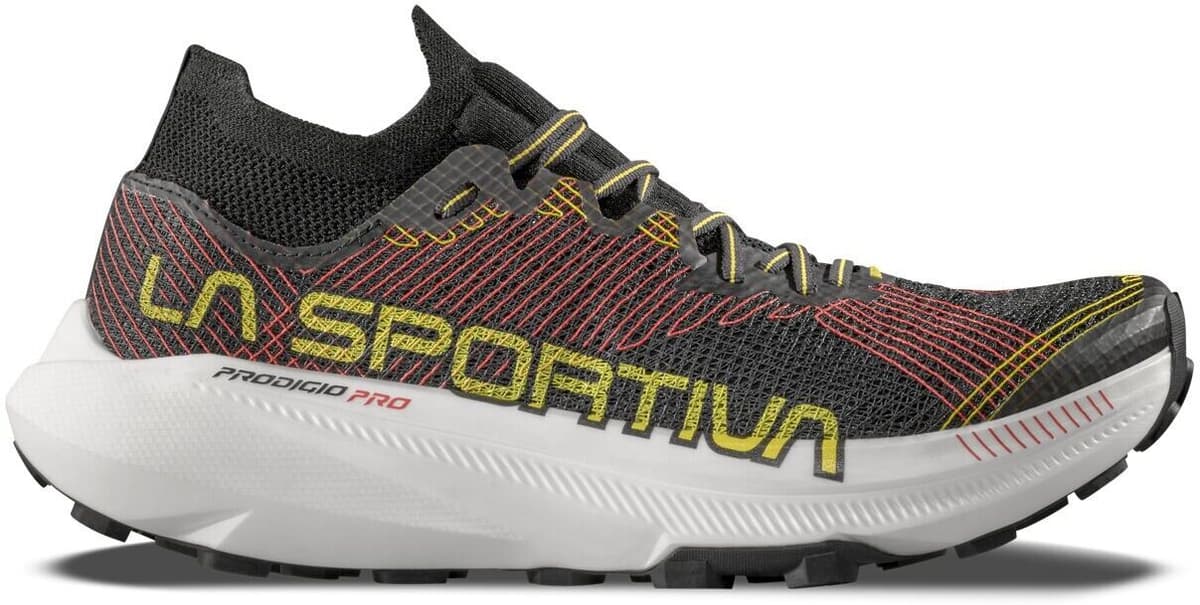 la sportiva Zapatillas de Trail Running de hombre Prodigio Pro .  (41,5) Negro / Rojo
