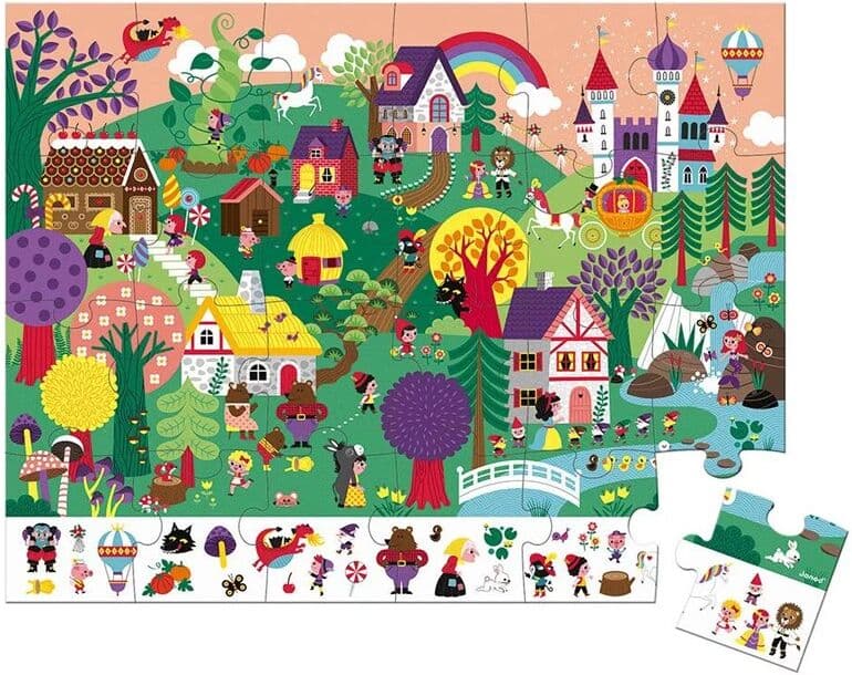 Puzzle d'Observation Les Contes 24 pcs - Janod