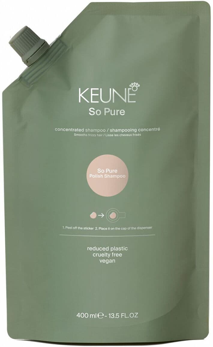400ml KEUNE SO PURE Polish Shampoo Refill